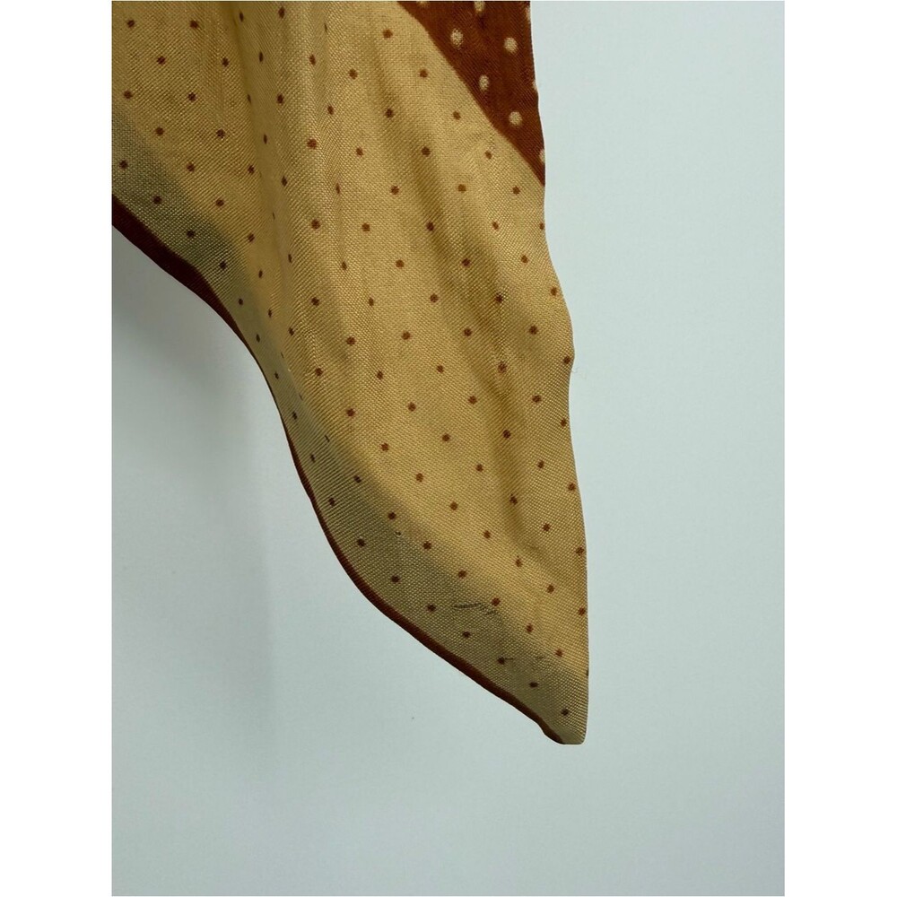 Jim Renoir Vintage Polka Dot Scarf Thin Lightweight Hair Accessory Tie Gim - Picture 4 of 8